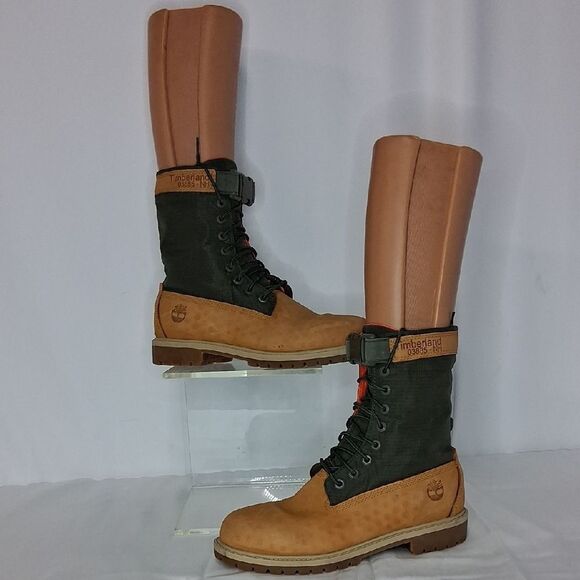 MIXED MEDIA GAITER MENS BOOTS FTL-05-134